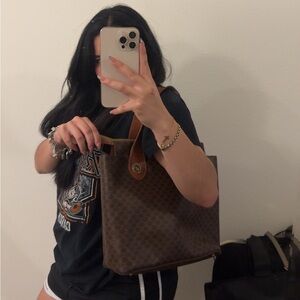 Celine Brown Tote Bag